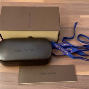 Louis Vuitton Sunglasses Case, Box and Ribbon